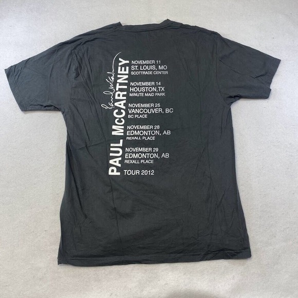 Paul McCartney Graphic Music Tee Thrifted Vintage Style Size XL - Picture 6 of 9